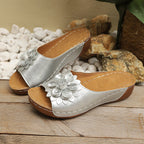 Ladies' 👡 Soft Grip Wedge Sandals, Toe-Free 🌬️ & Airy for Daily Walks 🚶‍♀️